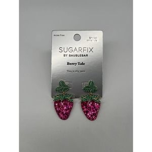 Sugarfix by BaubleBar Crystal 'Berry Tale' Strawberry Drop Earrings